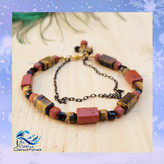 دستبند زنانه جاسپر و چشم ببر