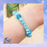 دستبند ترکیبی فیروزه و جید