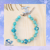 دستبند ترکیبی فیروزه و جید