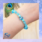 دستبند ترکیبی فیروزه و جید