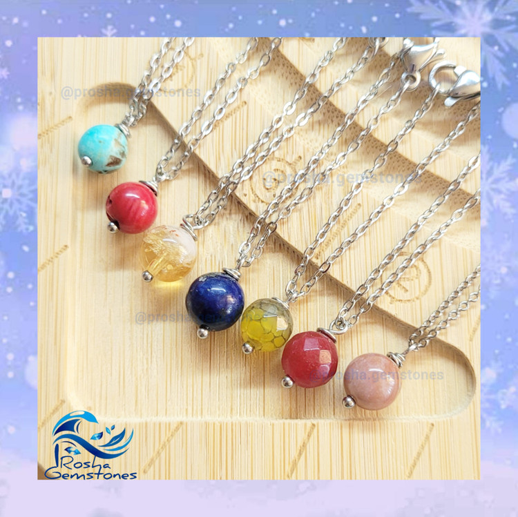 سان استون، جید سرخ، عقیق دراگون، لاجورد، سیترین، مرجان، فیروزه