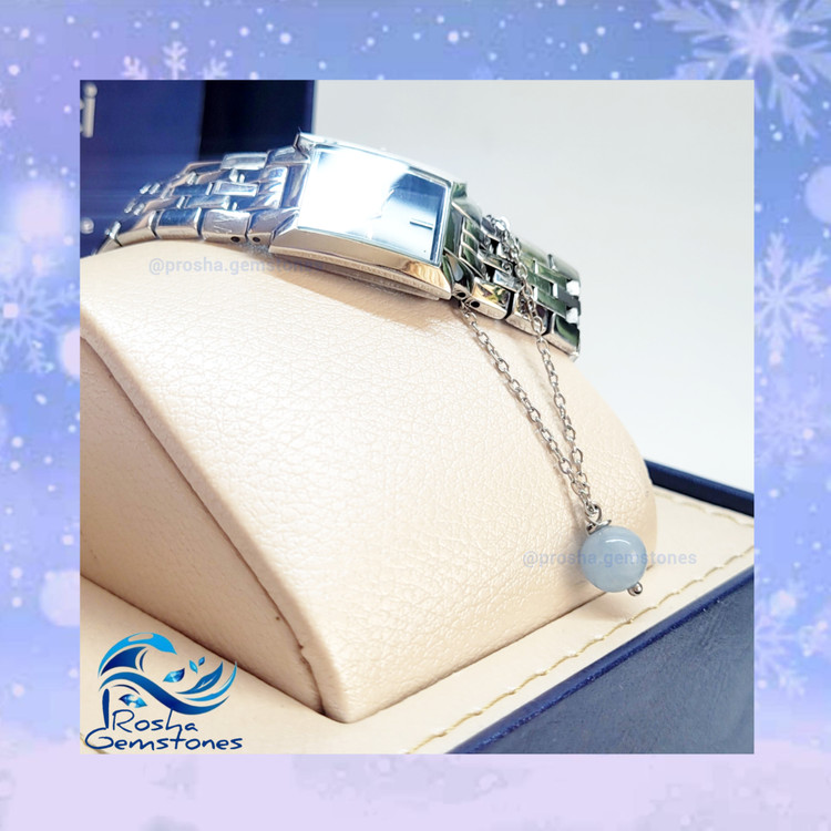 آویز مورگانایت آبی